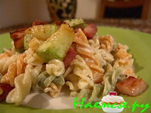 Ужин за 20 мин с беконом и кабачком (4)