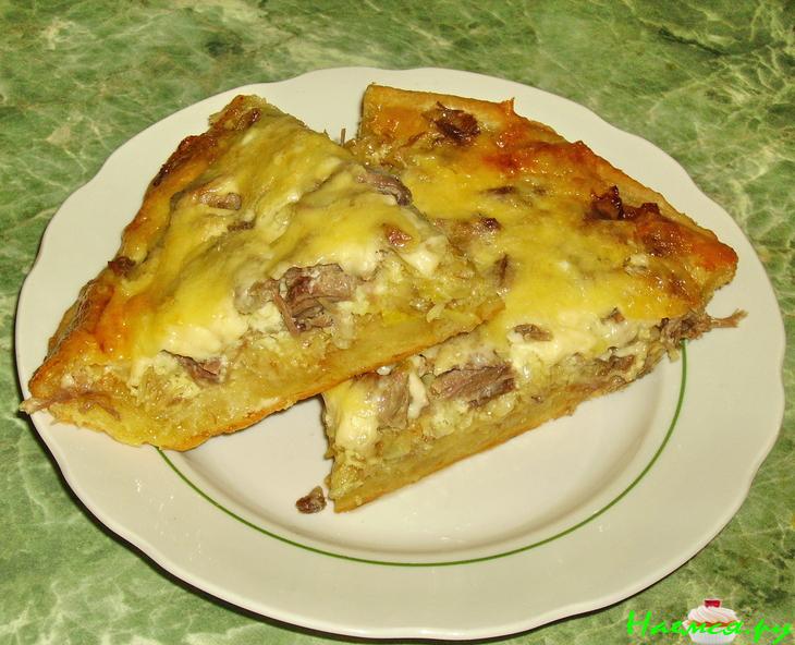 Луковый пирог по-французски Луковый пирог по-французски