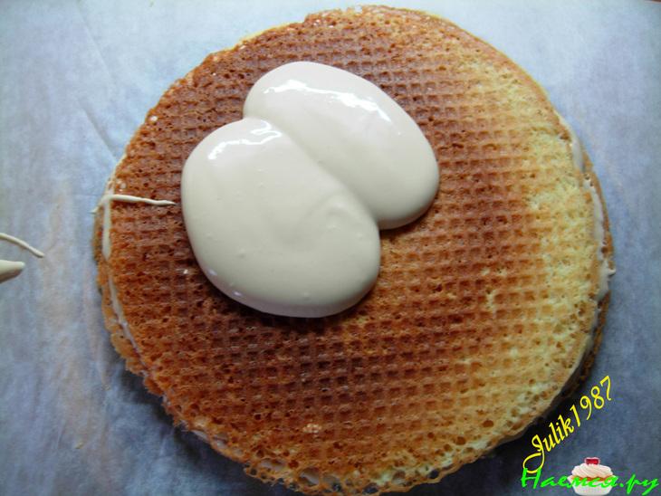 Торт "Вафельная мельница" Торт "Вафельная мельница"