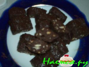 Шоколадные колбаски