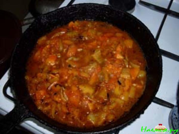 Рыба в овощном соусе Рыба в овощном соусе