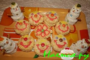 Пирожные "Ежики" (возможно вариант) Пирожные "Ежики" (возможно вариант)