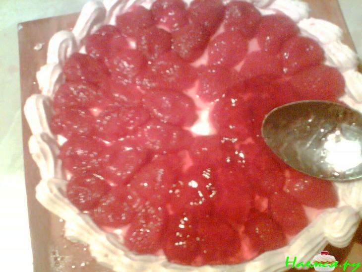 Йогуртовый ягодный торт