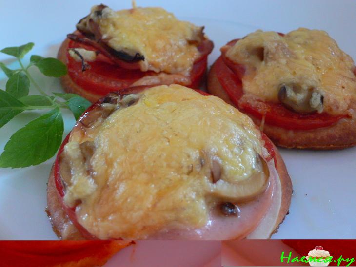 Пицца талер из творожного теста