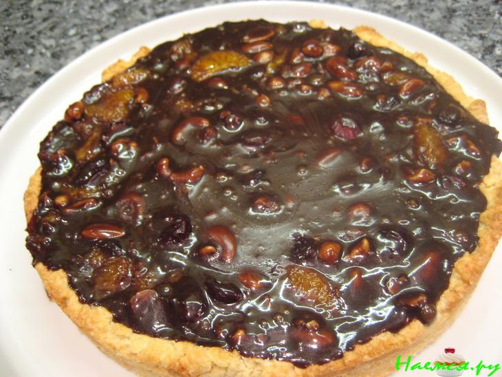 Флорентийский пирог (наоборот) с шоколадной ириской