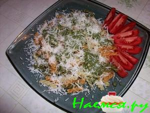 Макароны с соусом песто Макароны с соусом песто
