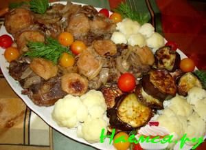 Седло барашка по-нормандски