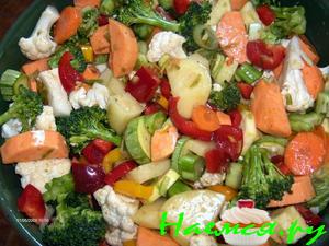 Овощи запеченные в духовке