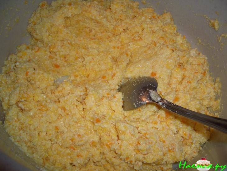 Пирог творожный с апельсином