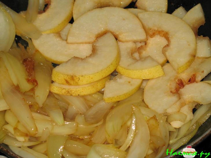 Груша с луком в красном вине Груша с луком в красном вине