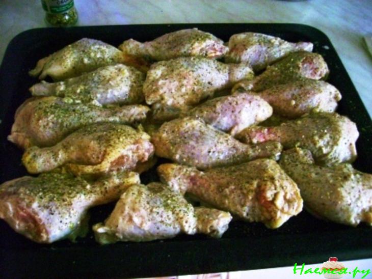 Курочка со сметаной и кетчупом