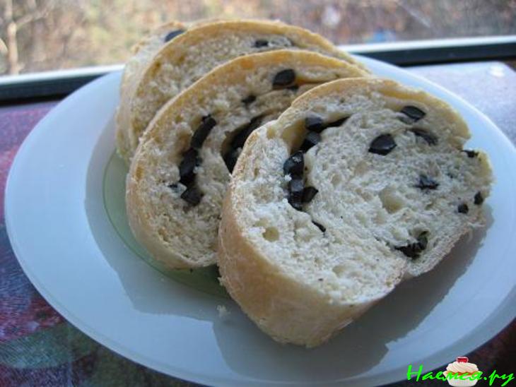 Оливковый хлеб-батон