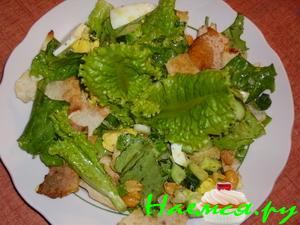 Салат "Овощная фантазия" с лавашом