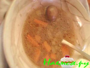 Остренький суп из грибов