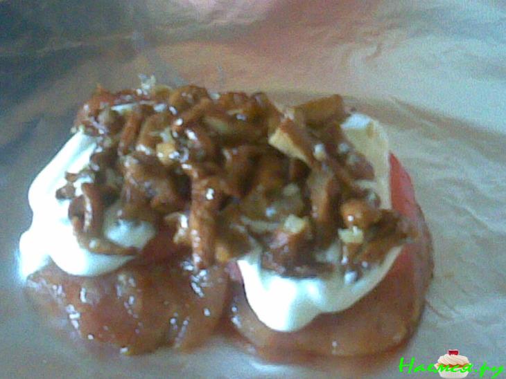 "Грибная поляна" на отбивных