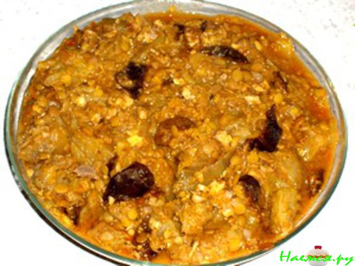 Баклажаны с чечевицей Баклажаны с чечевицей