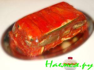 Террин из грилированных овощей