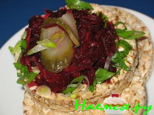 Салат "Свекла с огурцами" Салат "Свекла с огурцами"