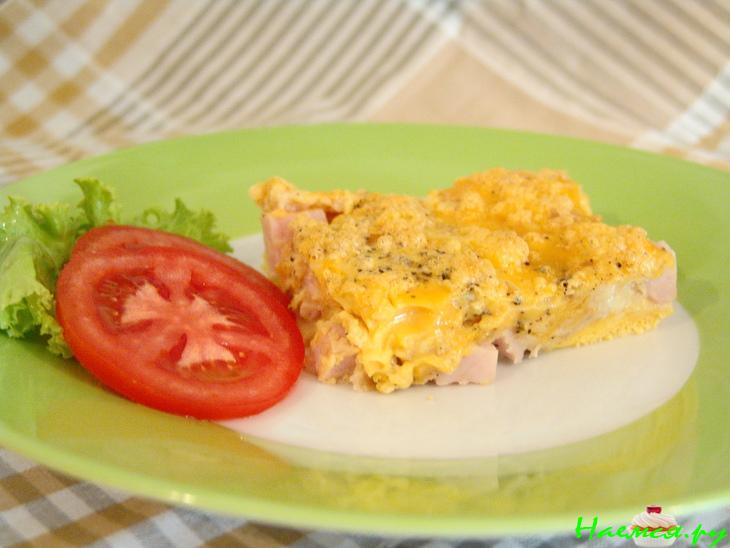 Яичная запеканка к завтраку