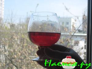Клюква на коньяке
