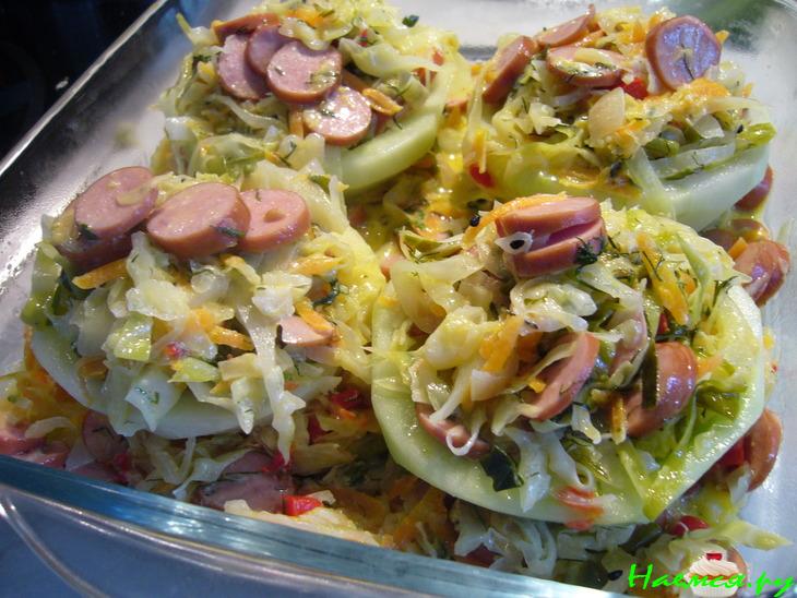 Капуста в капусте или фаршированная кольраби