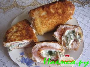 Фаршированные куриные грудки