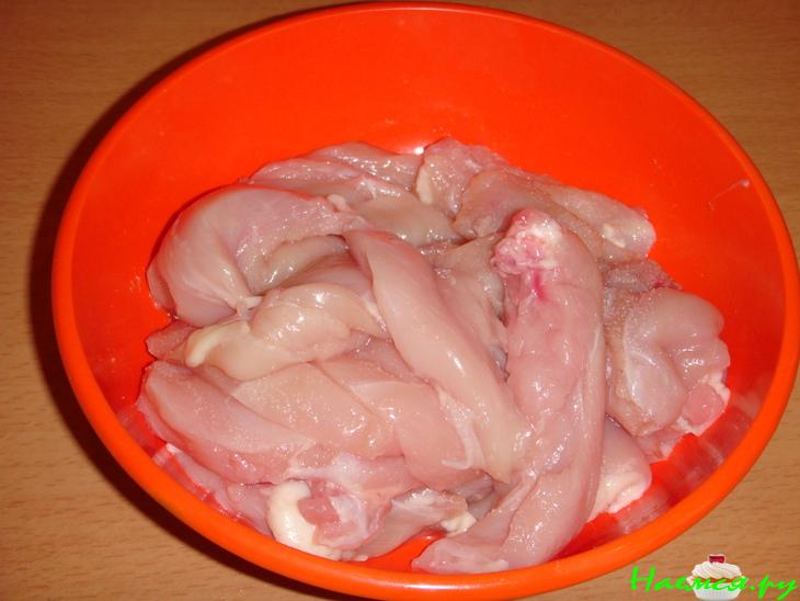 Куриные грудки в кляре