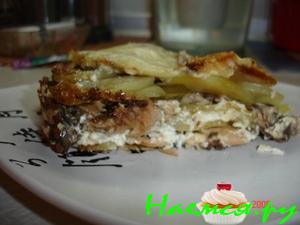 Рыба с картошкой и майонезом