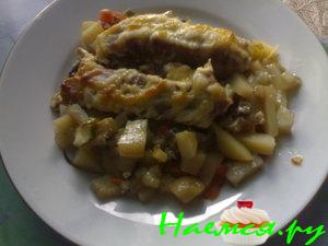 Ребрышки с овощами