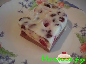 Десерт творожный с фруктами и орехами Десерт творожный с фруктами и орехами