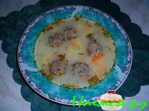 Юварлакя - Тефтелевый греческий суп