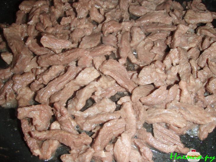 Скоблянка с мясом из кукумарии Скоблянка с мясом из кукумарии