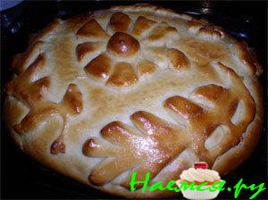 Кулебяка с квашеной капустой Кулебяка с квашеной капустой