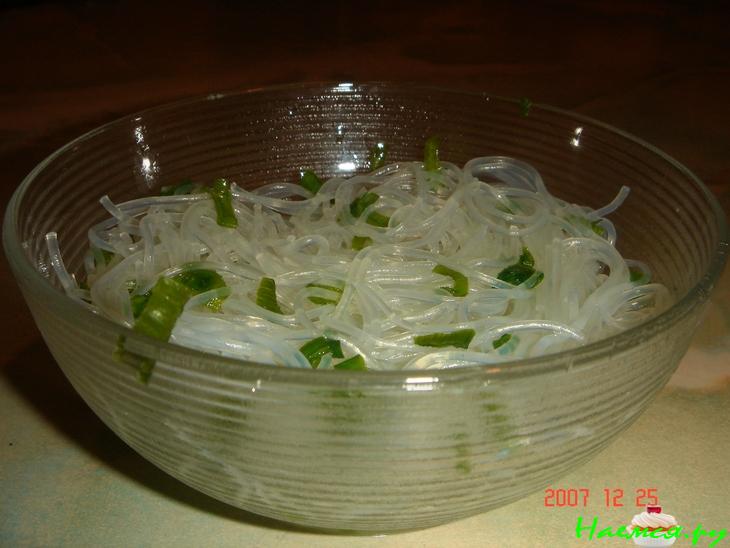 Фунчоза с креветками