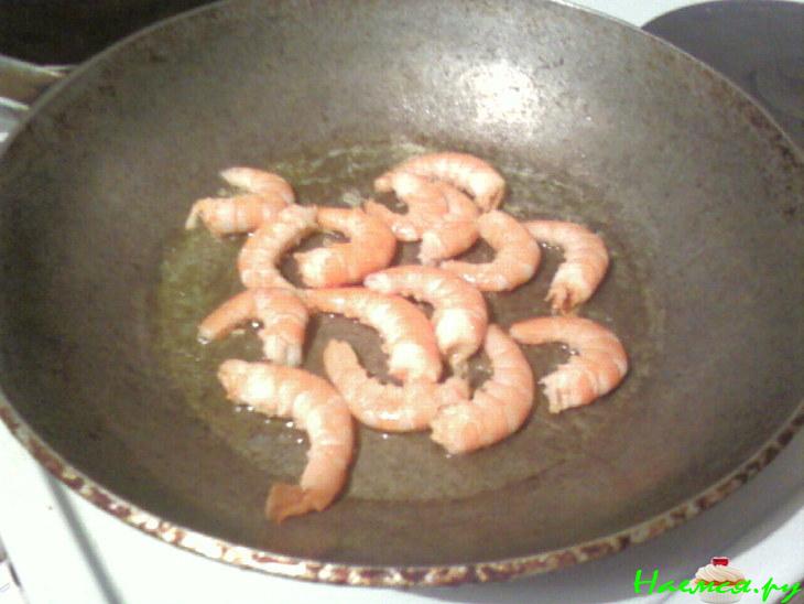 Закуска из креветок под соусом