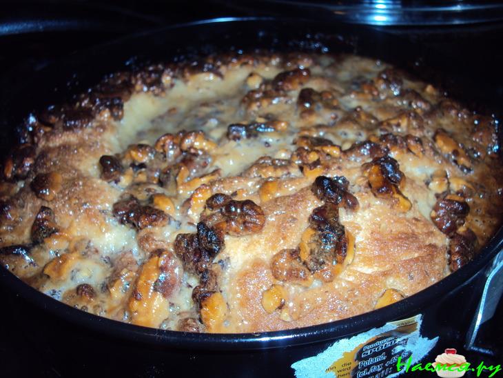 Вишнево-клюквенный пирог под орехово-карамельной корочкой Вишнево-клюквенный пирог под орехово-карамельной корочкой