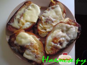 Бутерброды с яйцом и сыром