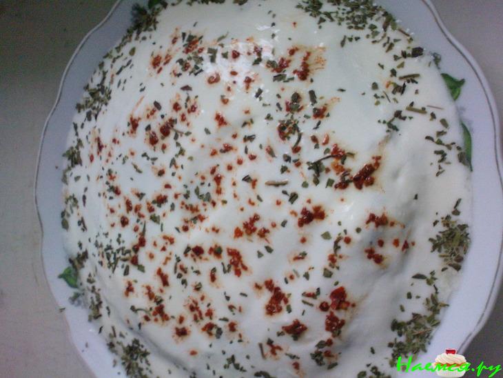 Картофельный салат с йогуртом