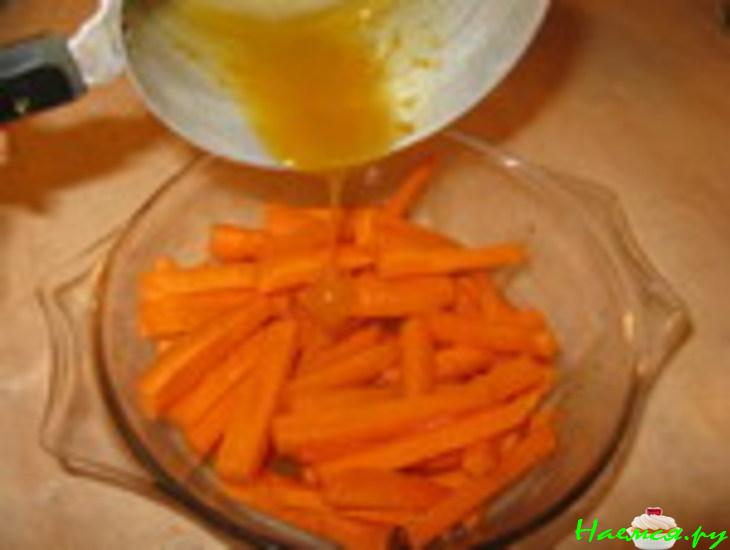 Пьяный кролик с мандариновым соусом