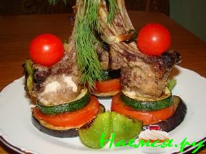 Фаршированная баранья корейка