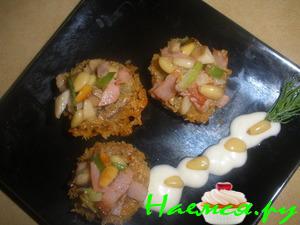 Грибы фаршированные для вечеринки