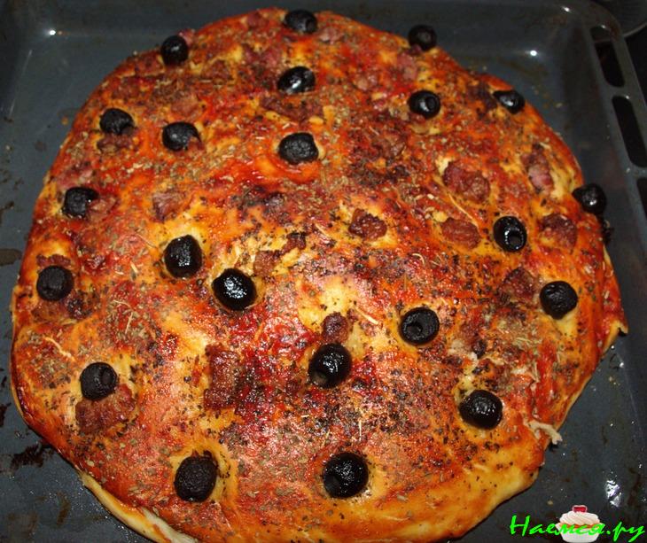 Средиземноморский хлеб с беконом