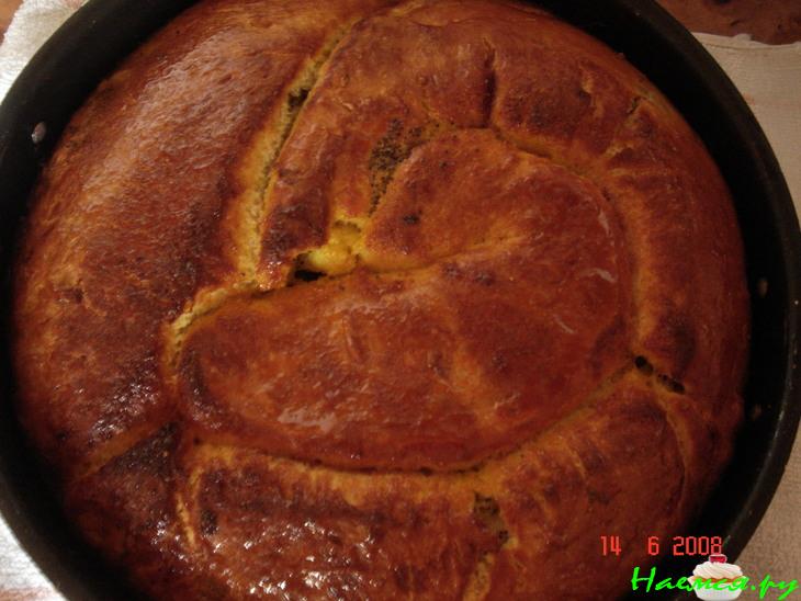 Рулет-пирог с маком с заливкой