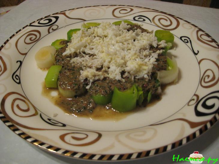 Салат из лука-порея