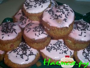 Банановые мафины с цукатами Банановые мафины с цукатами