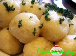 Ньоки-галушки с зеленью