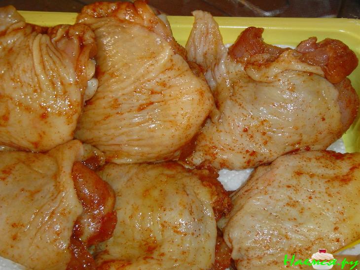 Цыпленок в кунжуте