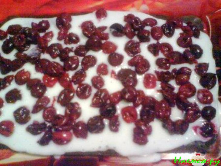 Шоколадный торт с вишней (вариант)