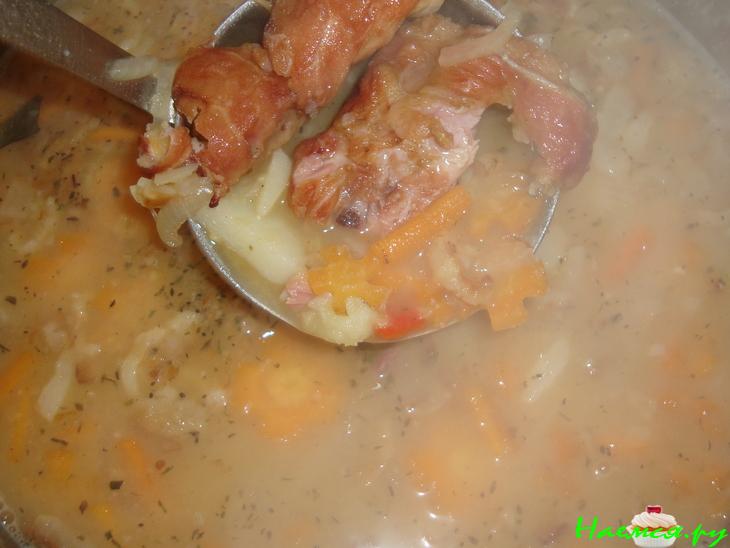 Супчик гороховый со шкварками "Мамин" Супчик гороховый со шкварками "Мамин"