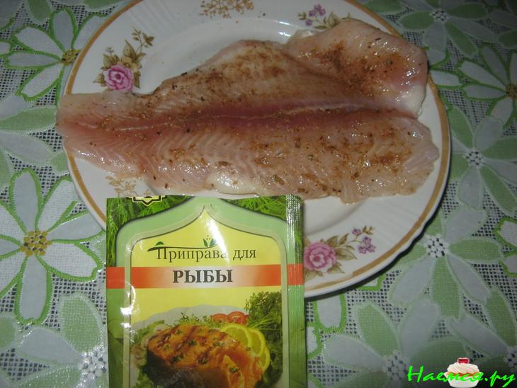 Морской язык с кукурузным соусом